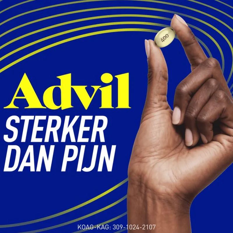 Advil Reliva Forte Liquid-Caps 400 mg Ibuprofen voor Pijn en Koorts 20 stuks