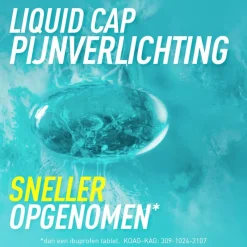 Advil Reliva Liquid-Caps 200 mg Ibuprofen voor Pijn en Koorts 20 stuks