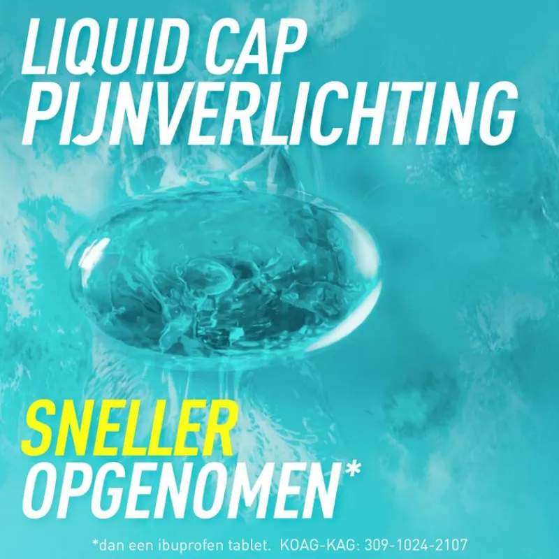 Advil Reliva Liquid-Caps 200 mg Ibuprofen voor Pijn en Koorts 20 stuks
