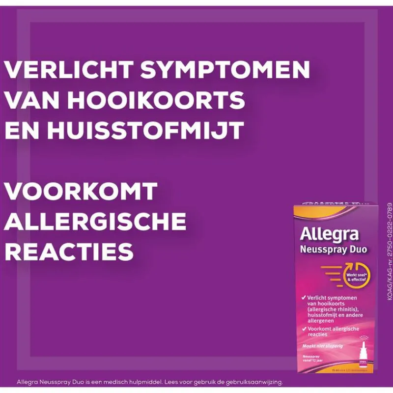 Allegra Neusspray Duo Flacon 15 ML