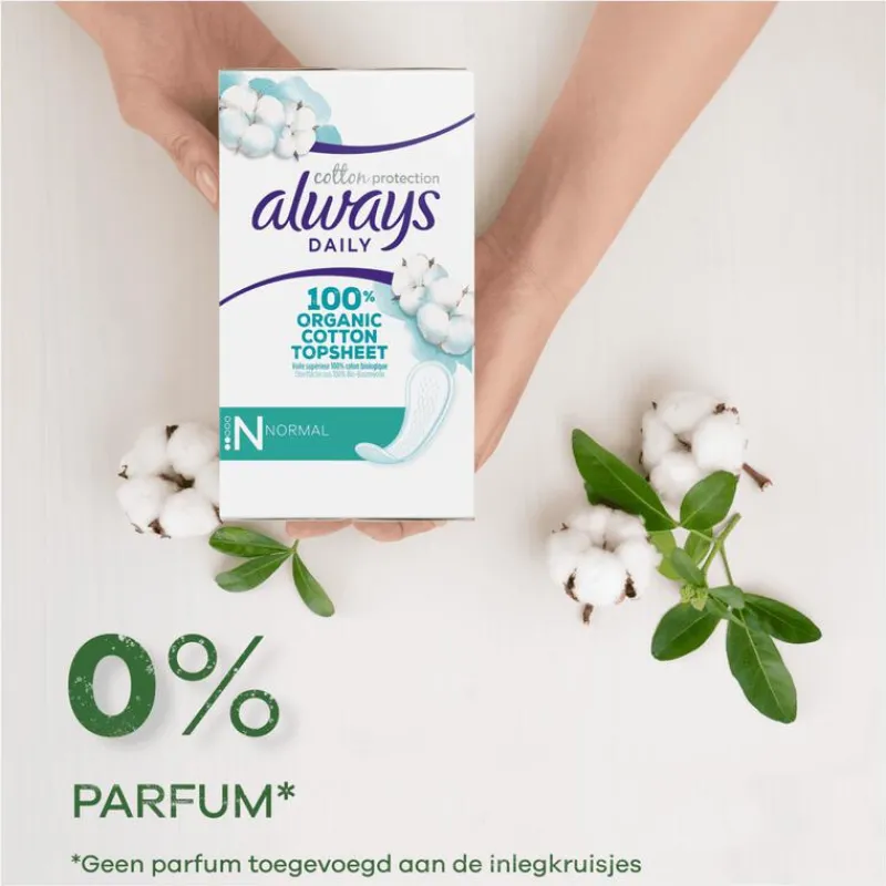 Always Dailies Bio Cotton Normal