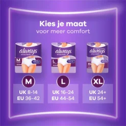 Always Discreet Broekjes maat L
