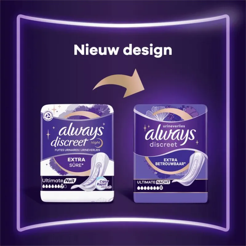 Always Discreet Incontinentieverband Ultimate Night