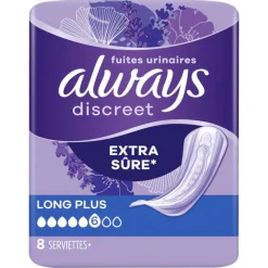 Always Discreet Incontinentieverband Long Plus