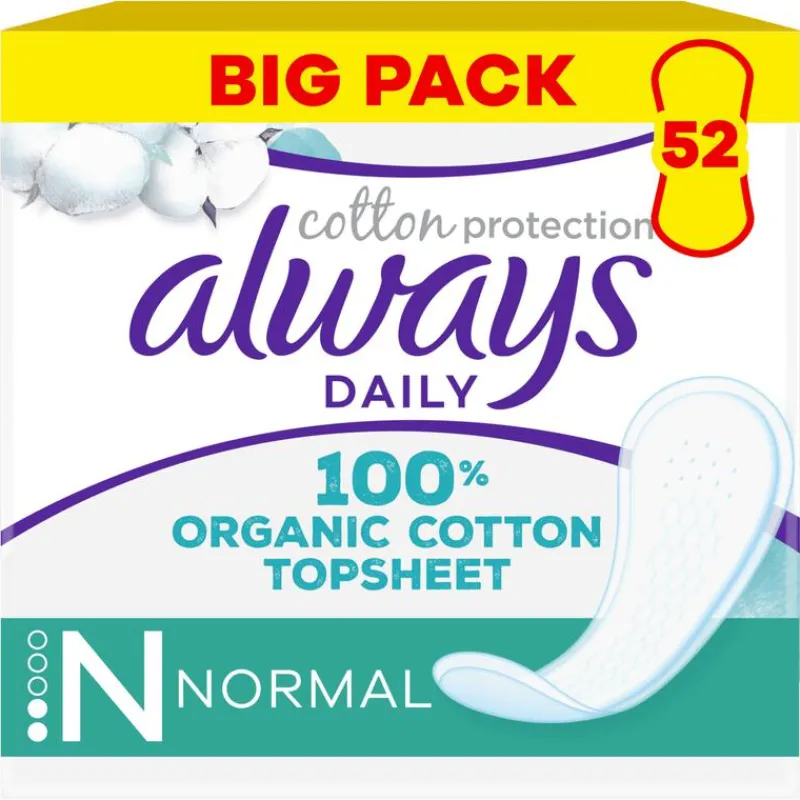 Always Inlegkruisjes Bio Cotton Normal Big Pack