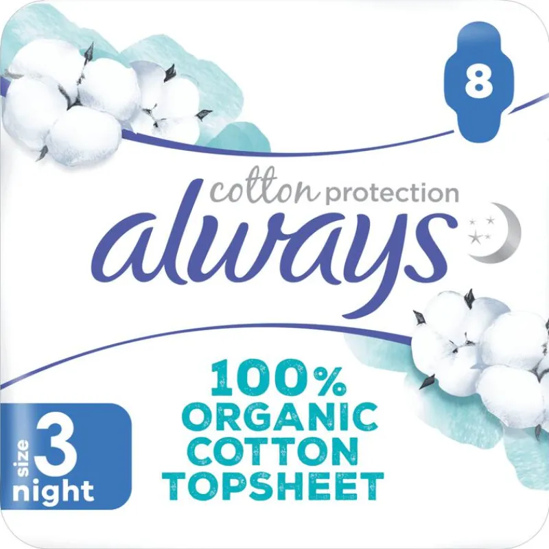 Always Maandverband Bio Cotton Night