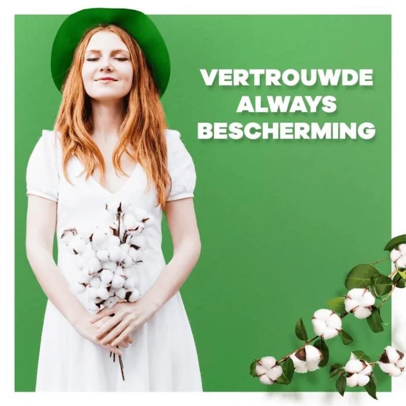 Always Maandverband Bio Cotton Long