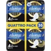 Always Maandverband Ultra Secure Night Wings Quatro Pack