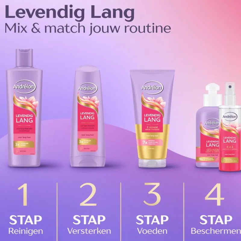 Andrélon Levendig Lang Shampoo 250 ML