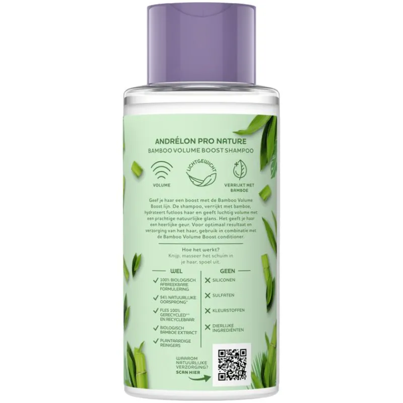 Andrélon Pro Nature Bamboo Volume Boost Shampoo400 ML