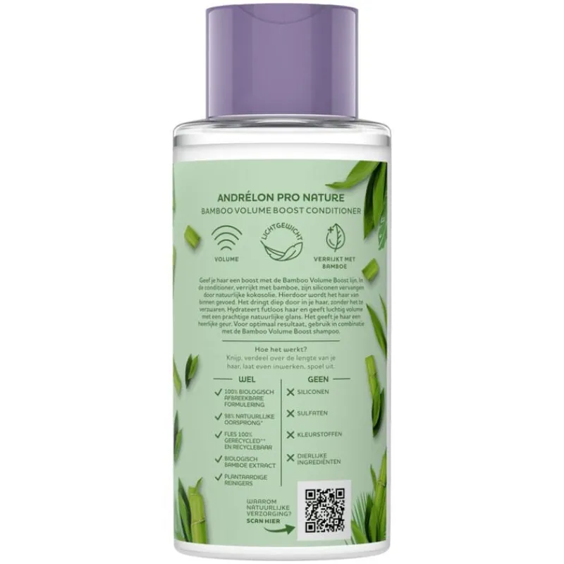 Andrélon Pro Nature Bamboo Volume Boost Conditioner 400 ML