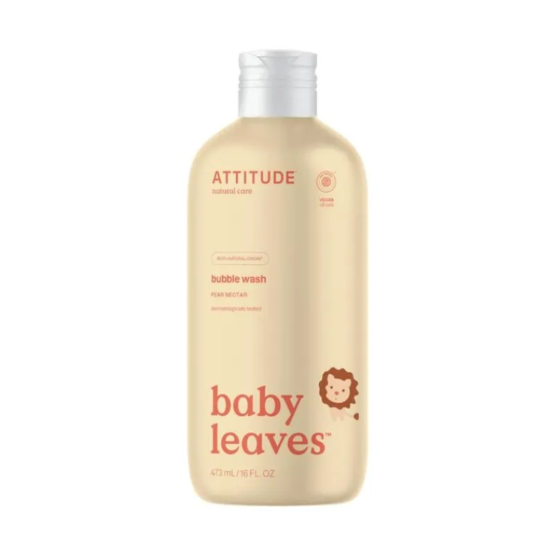 Attitude Baby Leaves Bubble Bath Peer & Nectar 473 ML