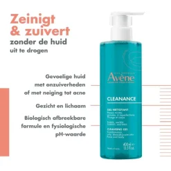 Avène Cleanance Reinigende Gel 400 ML