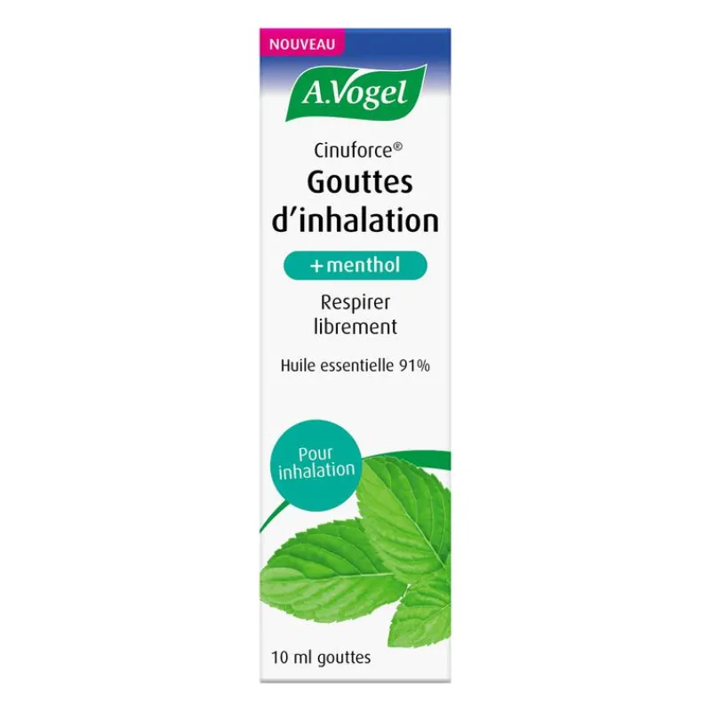 A.Vogel Cinuforce Inhalatiedruppels +Menthol 10 ML