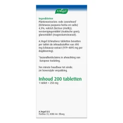 A.Vogel Echinaforce Weerstand1* Tabletten 200 stuks