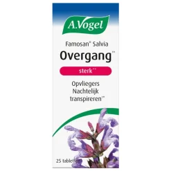 A.Vogel Famosan Salvia Sterk** Bij Opvliegers1* Tabletten 25 stuks