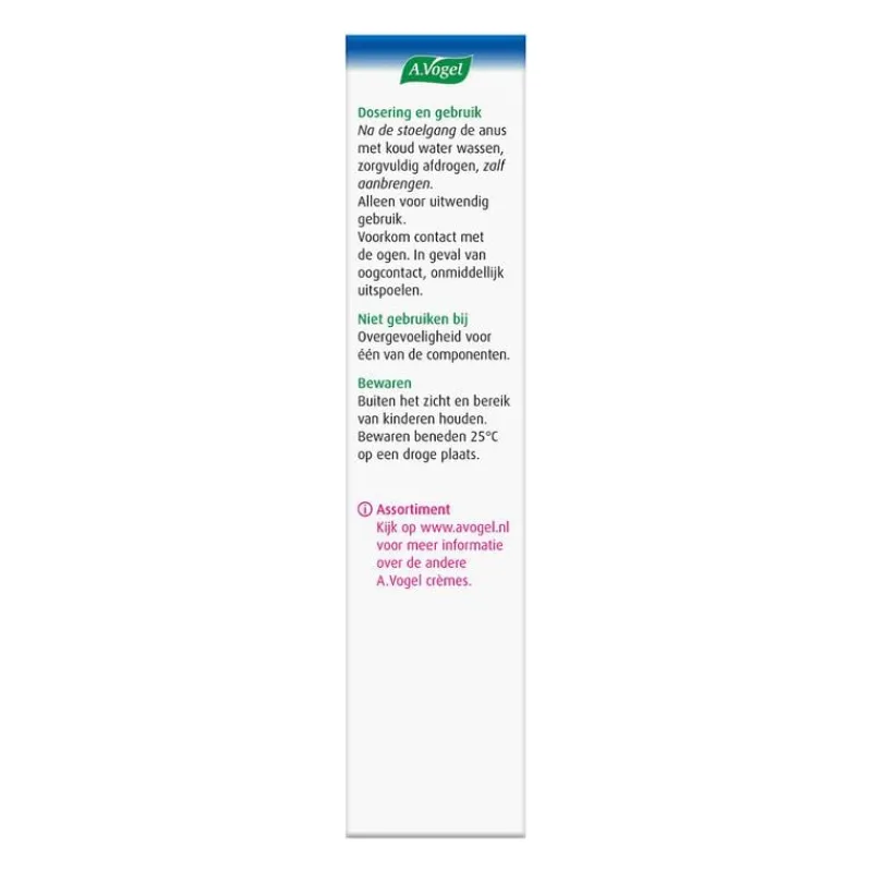 A.Vogel Hamameliszalf Verkoelende Zalf Huid Verzorging Rond De Anus 30 GR