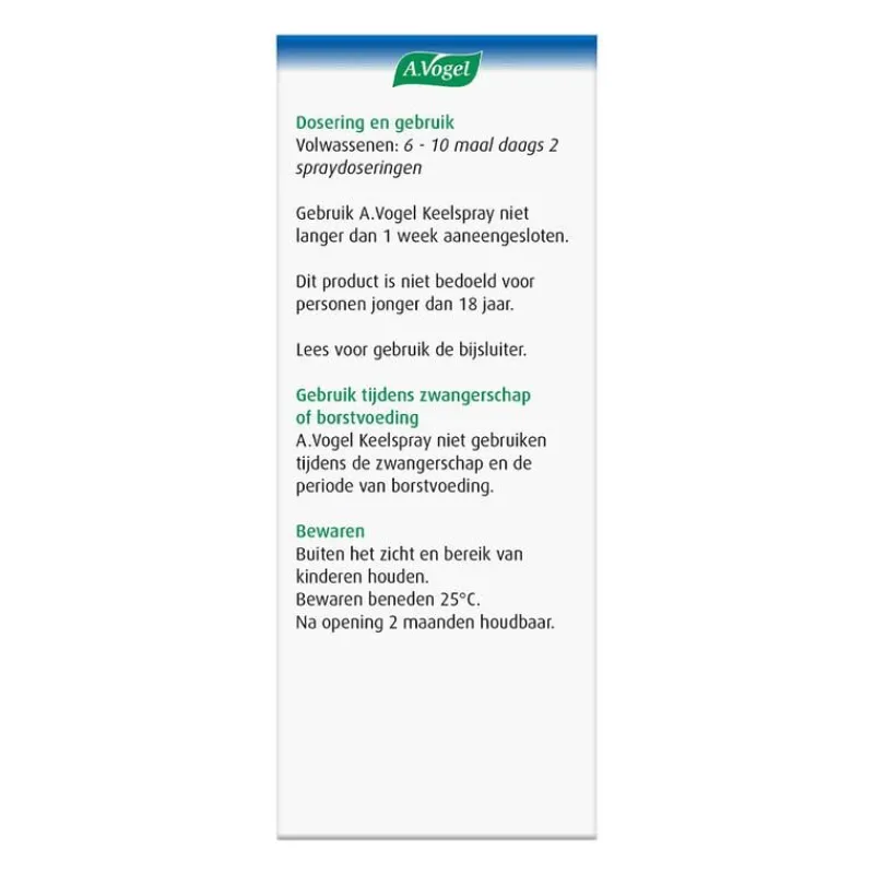 A.Vogel Keelspray Bij Keelpijn Spray 30 ML