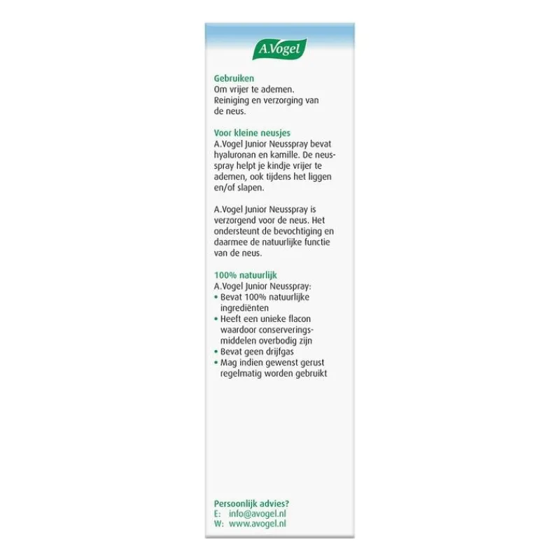 A.Vogel Neusspray Junior bij Verstopte Kinderneusjes Spray 15 ML