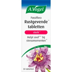A.Vogel Passiflora Rustgevende Tabletten Bij Stressmomenten 30 stuks