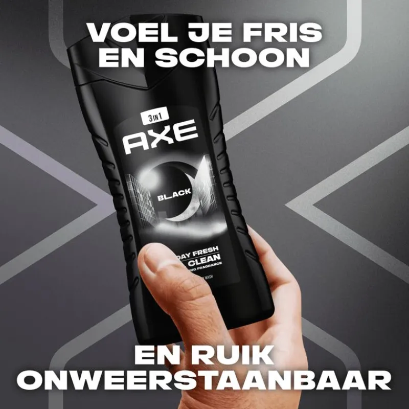 AXE Black 3-in-1 Douchegel 250 ML