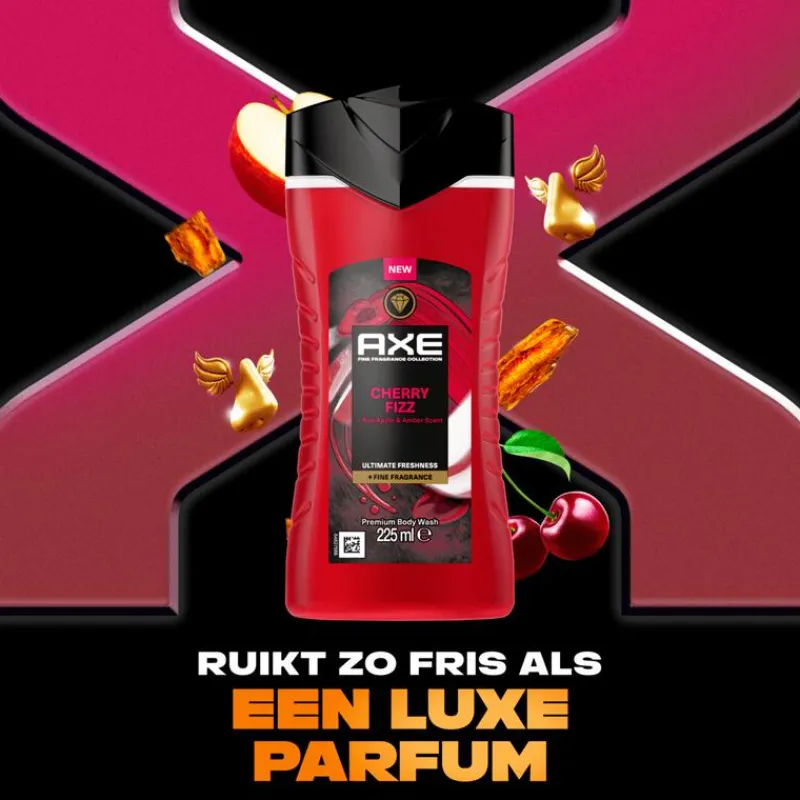 AXE Cherry Fizz Showergel 225 ML