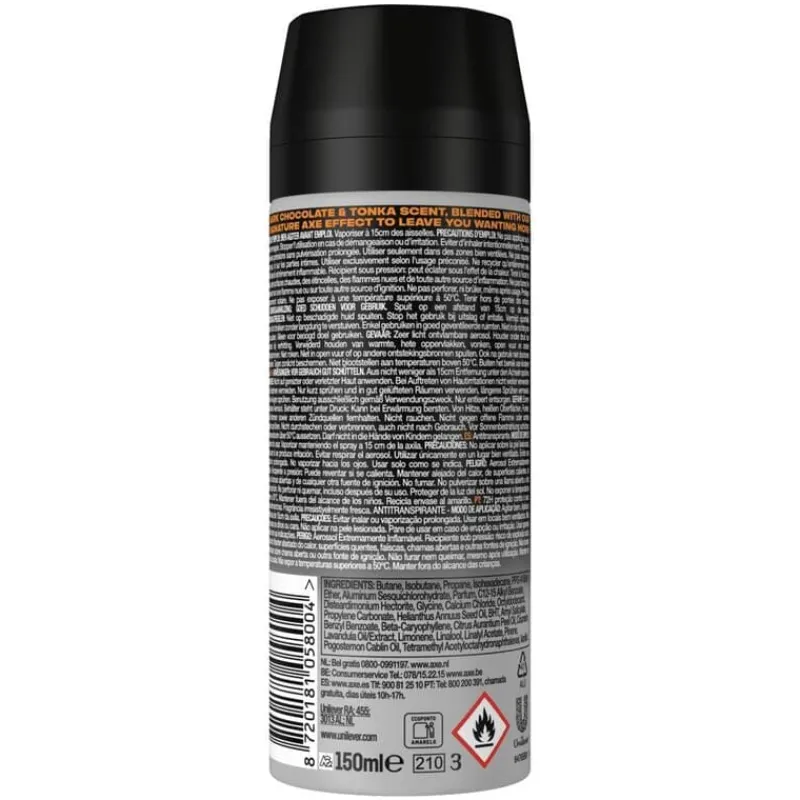 AXE Dark Temptation Anti-Transpirant Deodorant Spray 150 ML