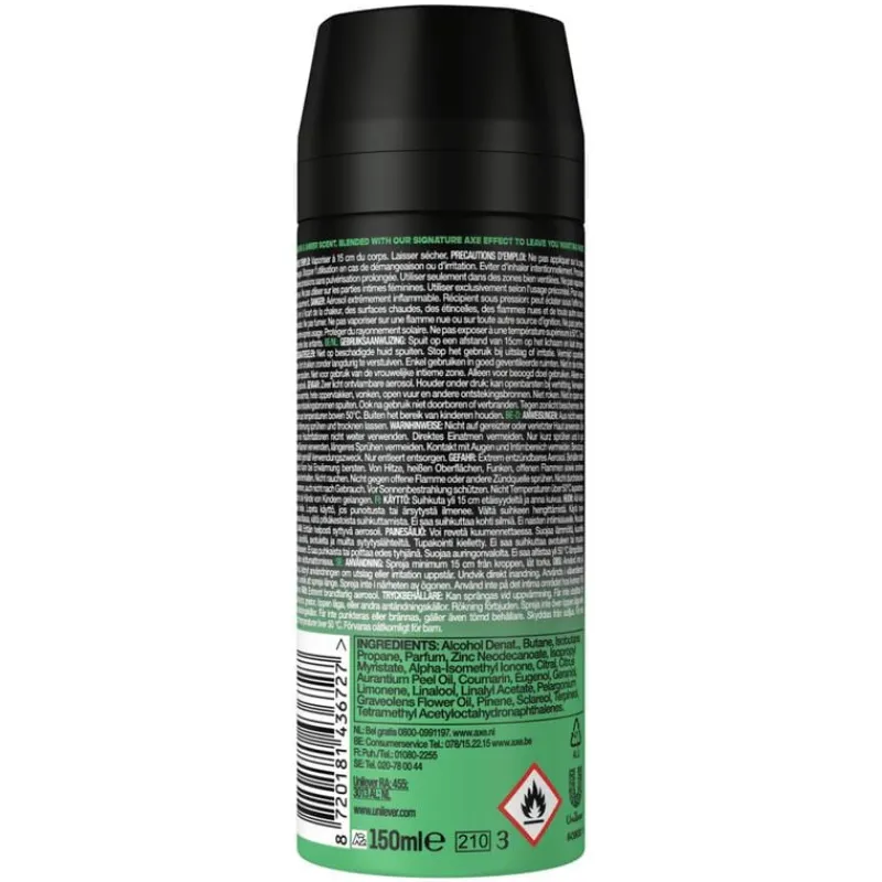 AXE Jungle Fresh Deodorant Bodyspray 150 ML