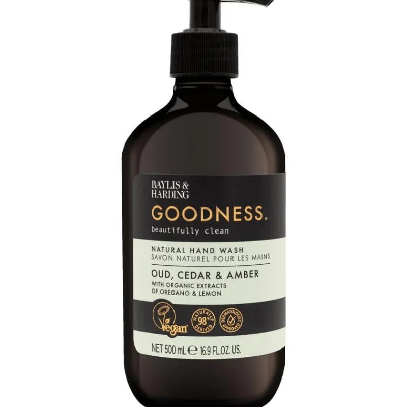 Goodness Baylis & Harding Hand Wash Oud, Cedar & Amber 500 ML