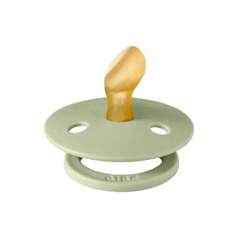 Bibs Anatomische Fopspeen Two Pack Natuurlijk Rubber Ivory/Sage Maat 1