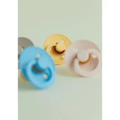 Bibs Colour Fopspeen Latex 2 pack - Mushroom/Breeze - Maat 2