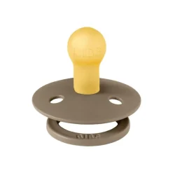 Bibs Fopspeen Two Pack Natuurlijk Rubber Ivory/Dark Oak Maat 1