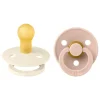 Bibs Fopspeen Two Pack Natuurlijk Rubber Ivory/Blush Maat 1