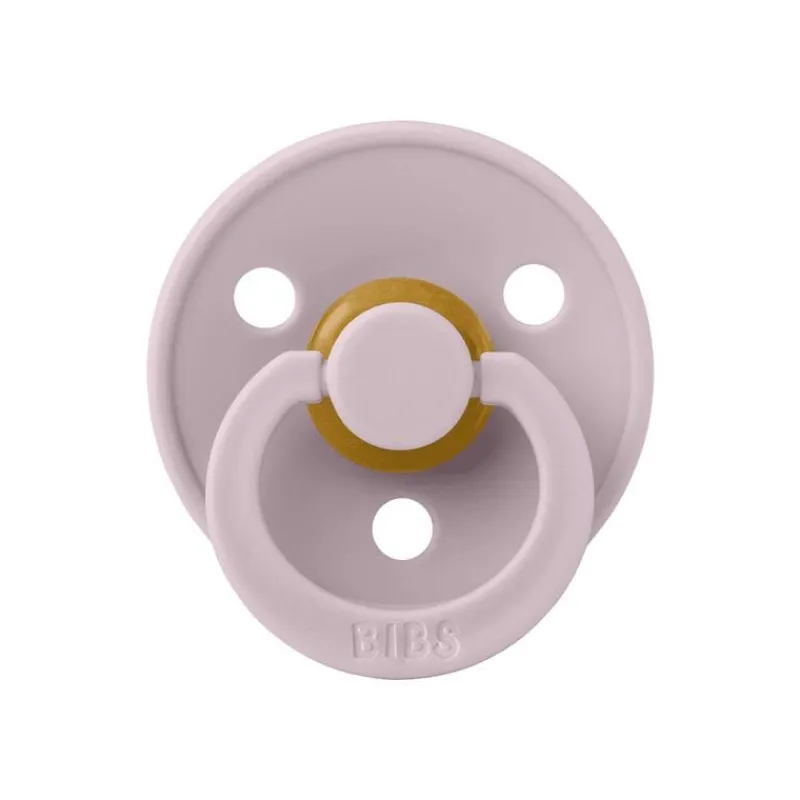Bibs Fopspeen Two Pack Natuurlijk Rubber Blossom/Dusky Lilac Maat 2