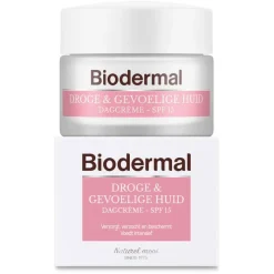 Biodermal Droge & Gevoelige Huid Dagcrème SPF 15 50 ML