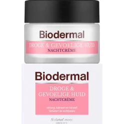 Biodermal Droge & Gevoelige Huid Nachtcrème 50 ML
