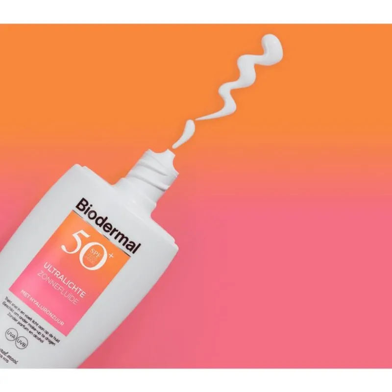 Biodermal Ultralichte Zonnefluïde Gezicht SPF 50+ 40 ML