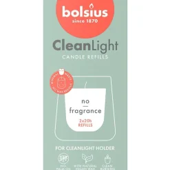 Bolsius Navulling Clean Light pack 2 Zero