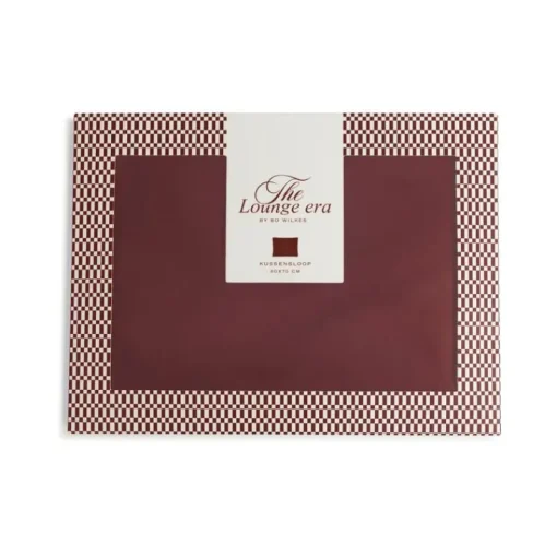 Splendid Bo Wilkes Kussensloop Satijn Burgundy