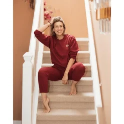 Splendid Bo Wilkes Sweater Burgundy Maat S/M