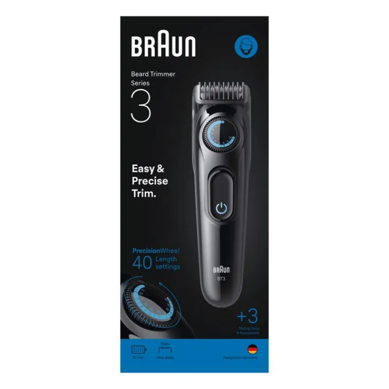 Heren Braun Baardtrimmer Series 3 BT3520