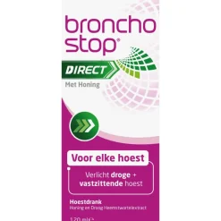 Bronchostop Direct Hoestdrank met Honing 120 ML