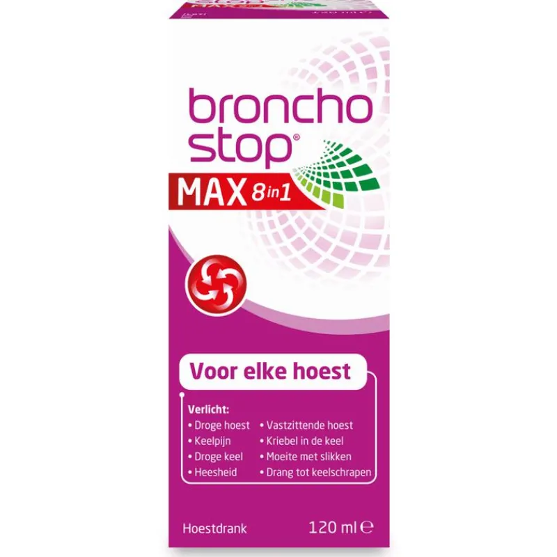Bronchostop Max 8in1 Hoestdrank 120ML