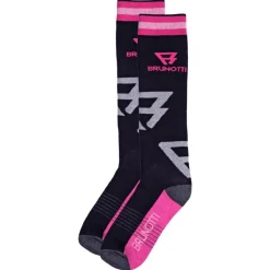 Brunotti Skisokken Zwart/Roze Dames Maat 39-42