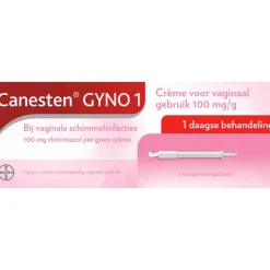Canesten GYNO 1 daagse Crème bij vaginale schimmel 1 stuks