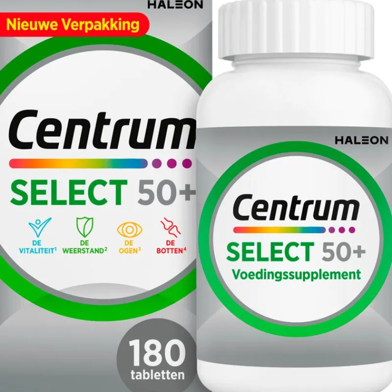 Centrum Select 50+ Multivitaminen Tabletten 180 stuks