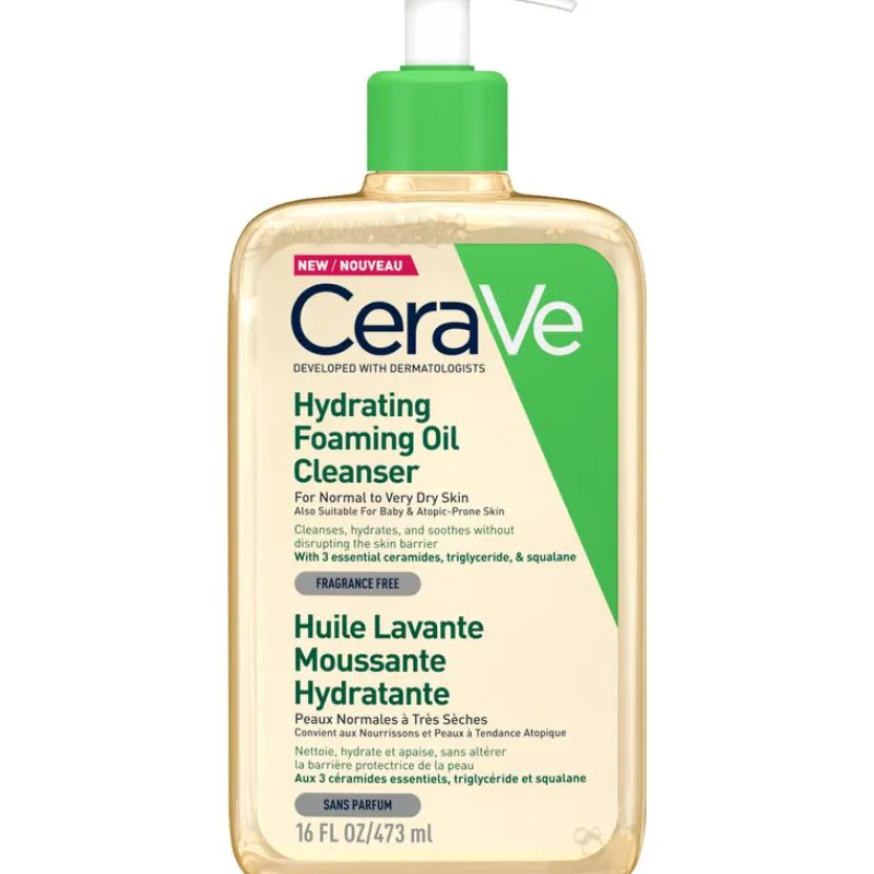 CeraVe Hydraterende Schuimende Reinigingsolie 473 ML