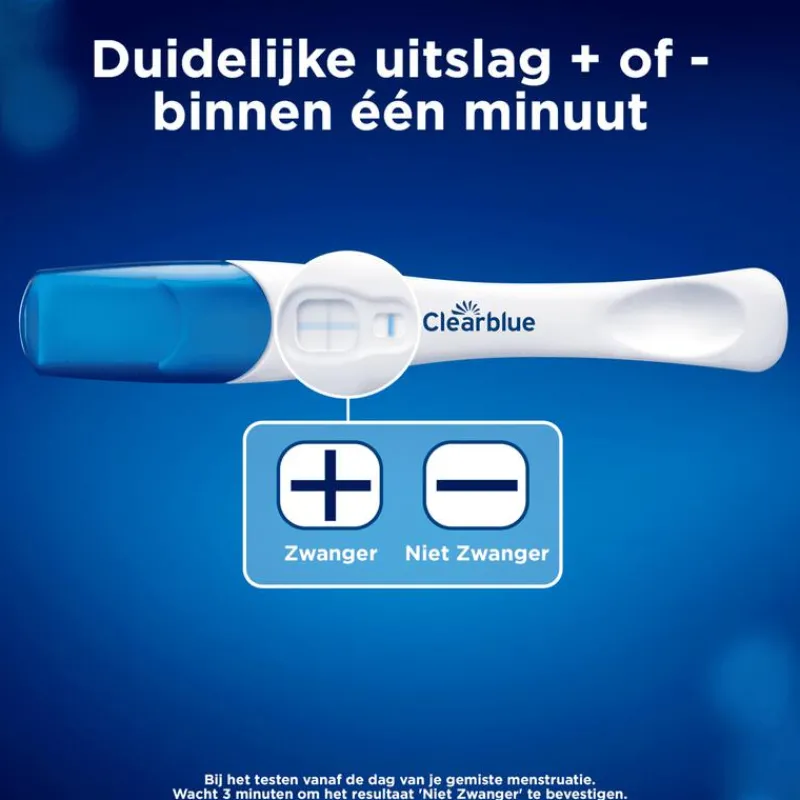 Clearblue Snelle Detectie Zwangerschapstest 2 Stuks