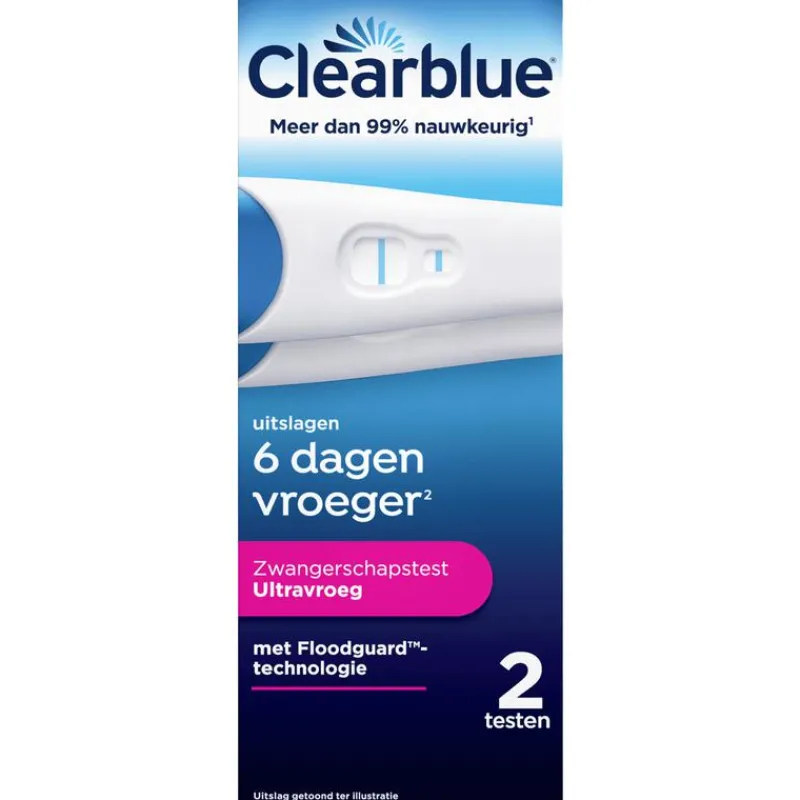 Clearblue Vroege Detectie Zwangerschapstest 2 Stuks