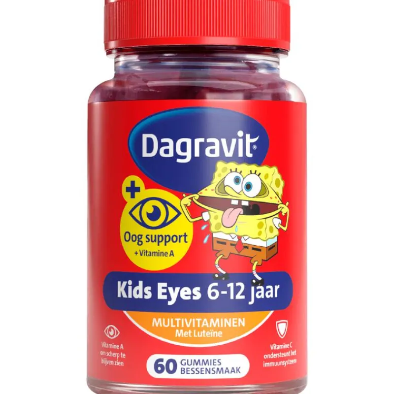 Dagravit Kids Multivitaminen Gummies Xtra + Eyecare 6-12 jaar 60 stuks